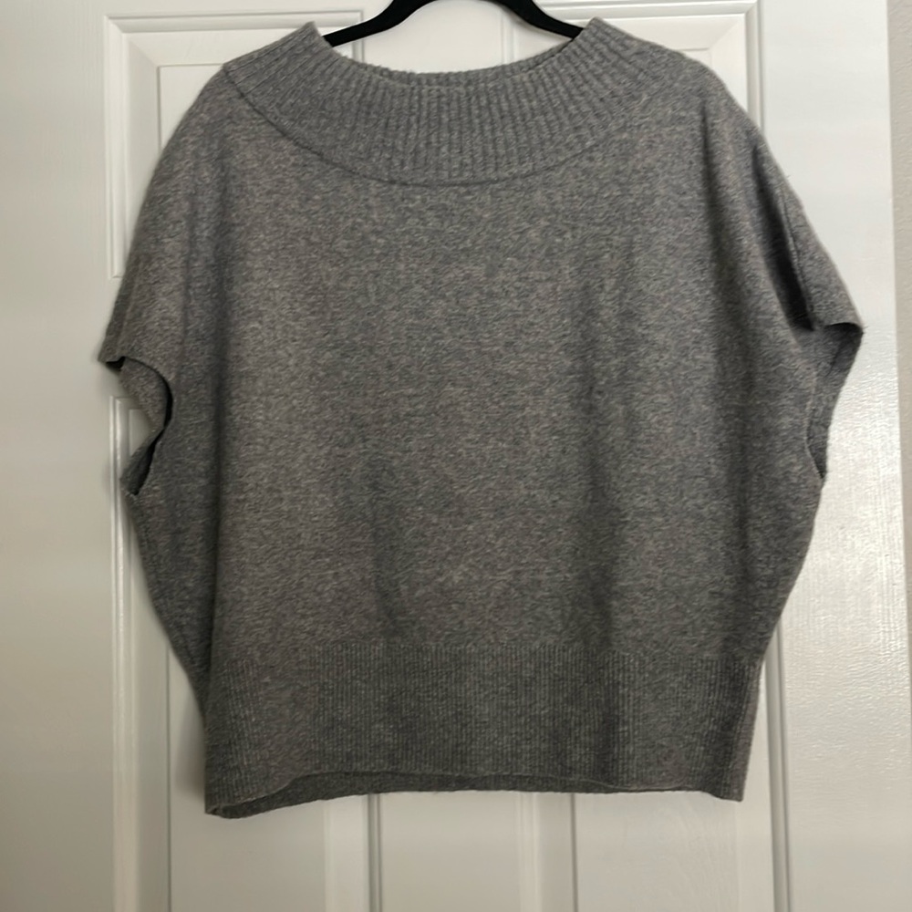 Gray Sleeveless Sweater